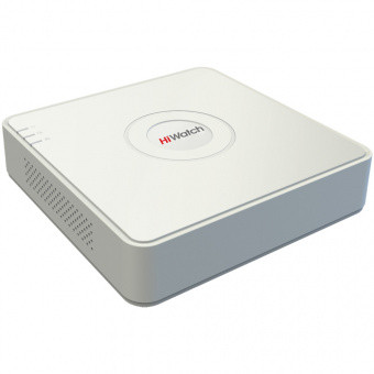 Мультистандартный регистратор 4 канала (+ 1 IP) с поддержкой H.265 – HiWatch DS-H204Q купить по лучшей цене