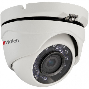 2Мп HD-TVI камера-сфера для улицы HiWatch DS-T203 с ИК-подсветкой купить по лучшей цене
