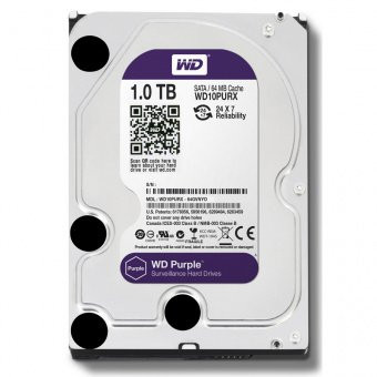 1 ТБ жесткий диск WD10PURZ серии WD Purple для систем видеорегистрации купить по лучшей цене