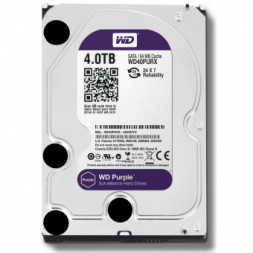 4 Тбайт жесткий диск WD40PURZ серии WD Purple для систем видеонаблюдения