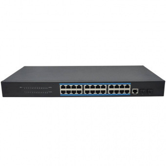 Управляемый 24-портовый коммутатор Gigabit Ethernet Osnovo SW-72402/L2 купить по лучшей цене