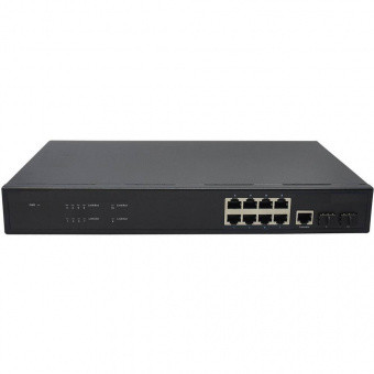Управляемый 8-портовый (L2+) коммутатор Gigabit Ethernet Osnovo SW-70802/L2 купить по лучшей цене