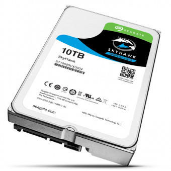 10 ТБ жесткий диск Seagate ST10000VX0004 серии SkyHawk для систем видеонаблюдения купить по лучшей цене