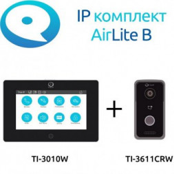 Готовый комплект True IP Wi-Fi AirLite B: вызывная панель с камерой + монитор