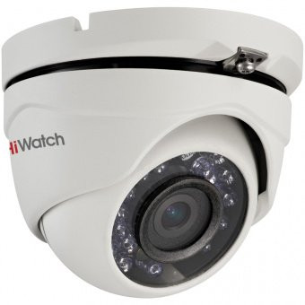 Уличная HD-TVI камера-сфера 1Мп HiWatch DS-T103 с ИК-подсветкой и поддержкой CVBS купить по лучшей цене