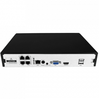 IP-видеорегистратор TRASSIR NVR-1104P V2 с питанием камер по PoE купить по лучшей цене