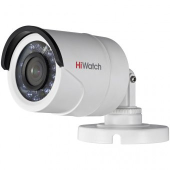 HD-TVI камера 1 Мп с ИК-подсветкой HiWatch DS-T100 (3.6 мм) для улицы купить по лучшей цене