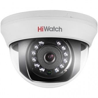 2Мп HD-TVI купольная камера для помещений HiWatch DS-T201 с ИК-подсветкой купить по лучшей цене